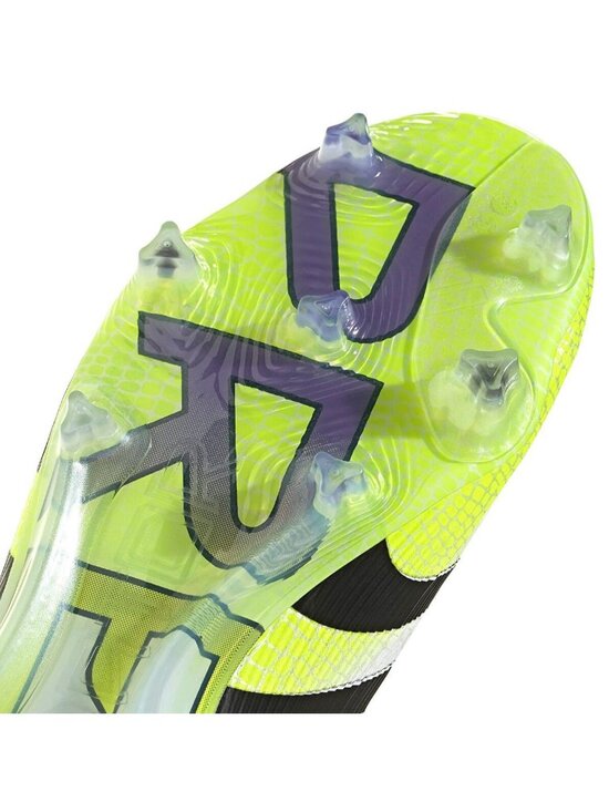 adidas Predator Elite Laceless FG Unisex Soccer Cleats White Black Lemon JI1075 main image 4
